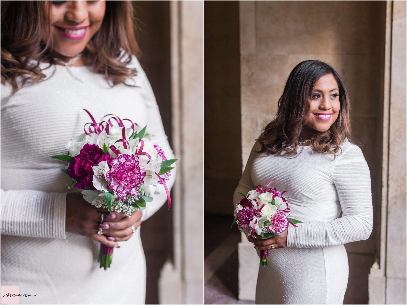 Beautiful bride portrait, Bride portrait, Bride photo, Chicago Courthouse wedding, City Hall wedding, Courthouse wedding photographer, Elope, Elopement photographer, City Hall Ceremony, Judge, Chicago Wedding, Married