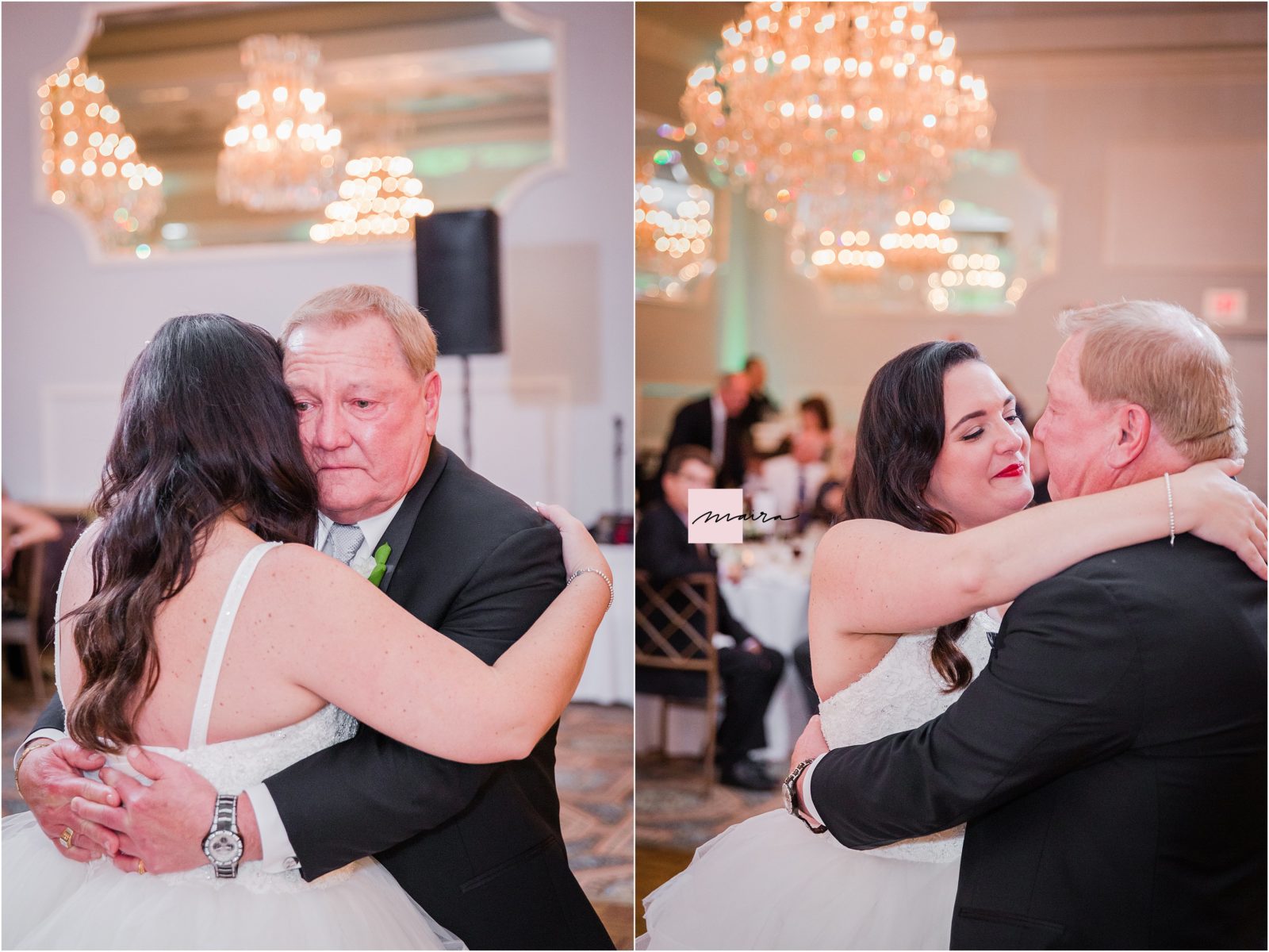 Oakbrook wedding in Drury Lane ,Venue, Reception Hall, Father and daughter dance