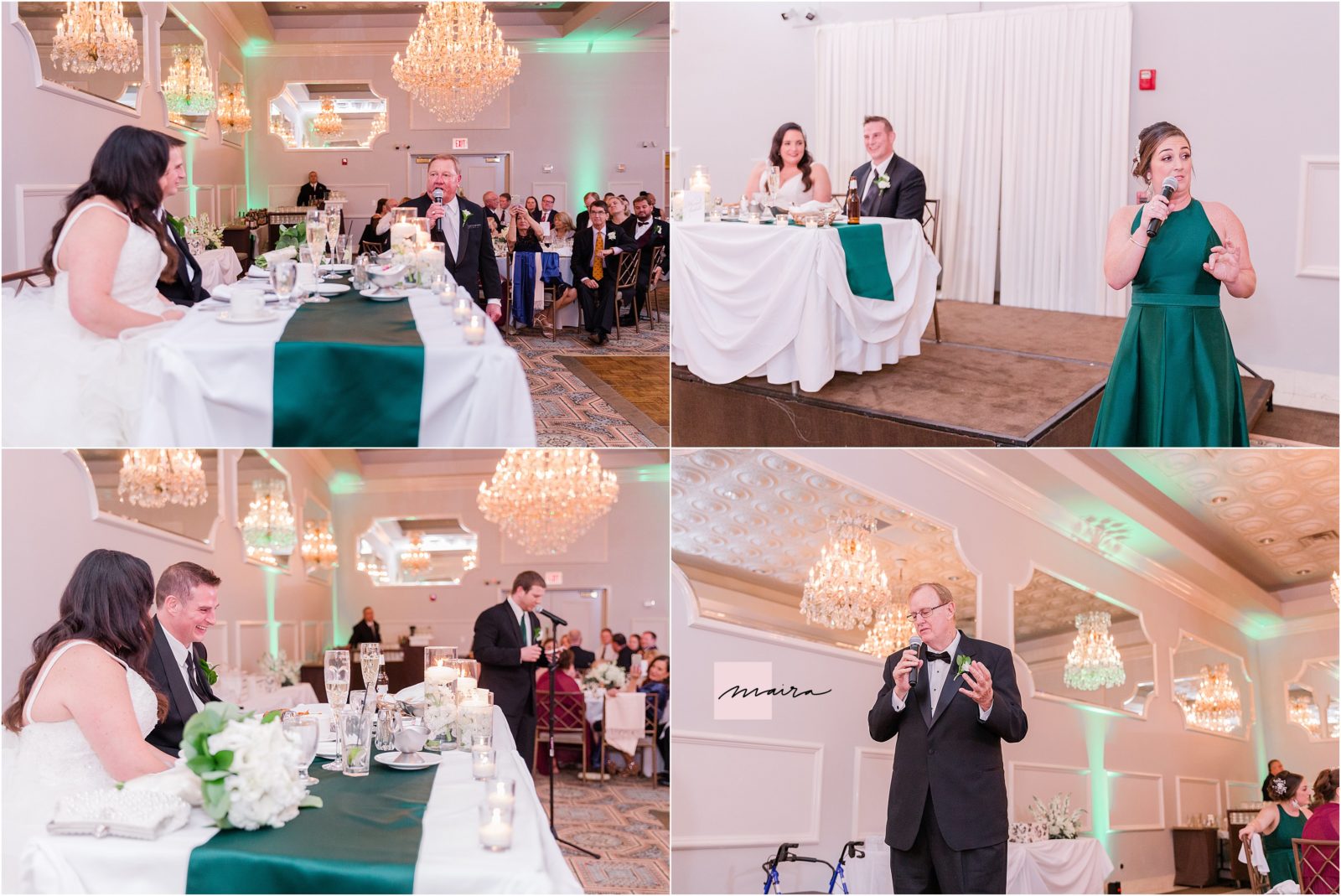 Oakbrook wedding in Drury Lane ,Venue, Reception Hall, Toast, Father of the bride speech, Bridesmaid and Best man toast 