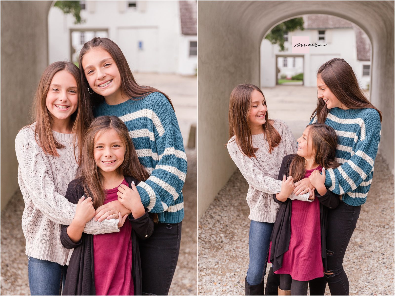 Beautiful Family Session in Adler Park, Libertyville, IL Mother and her four sweet daughters 