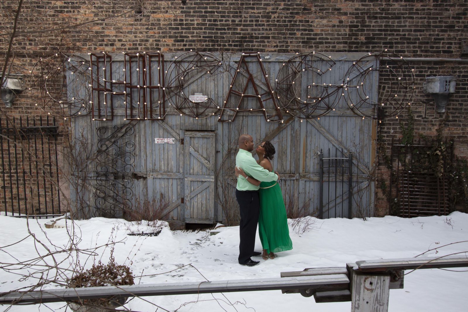 Chicago Engagement Session at Salvage One, Bride and Groom portraits, Diverse Photographer, Wedding, Couples engaged