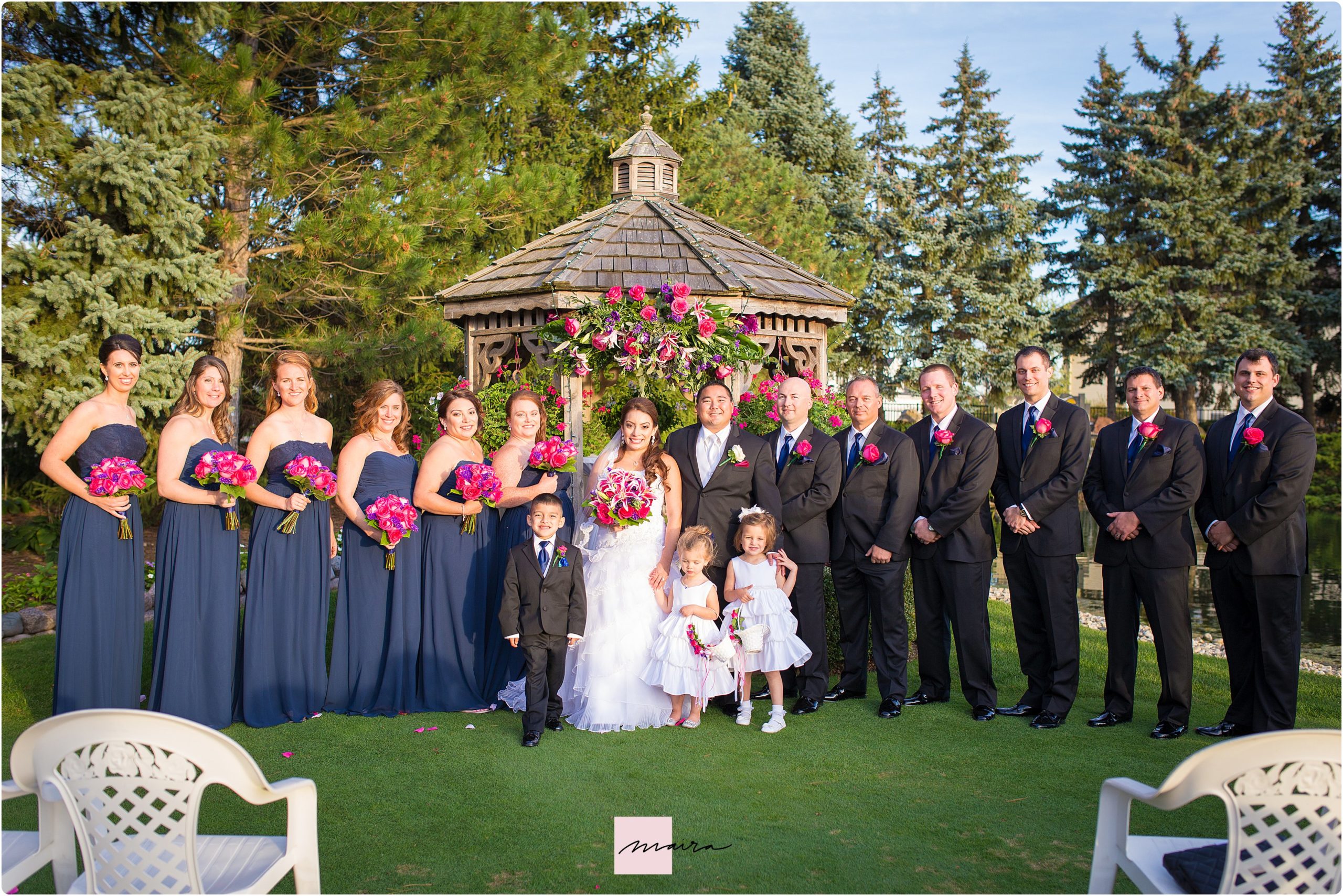 Wedgewood weddings Northshore, Bride and Groom, wedding ceremony, bride and groom portrait , bridal party
