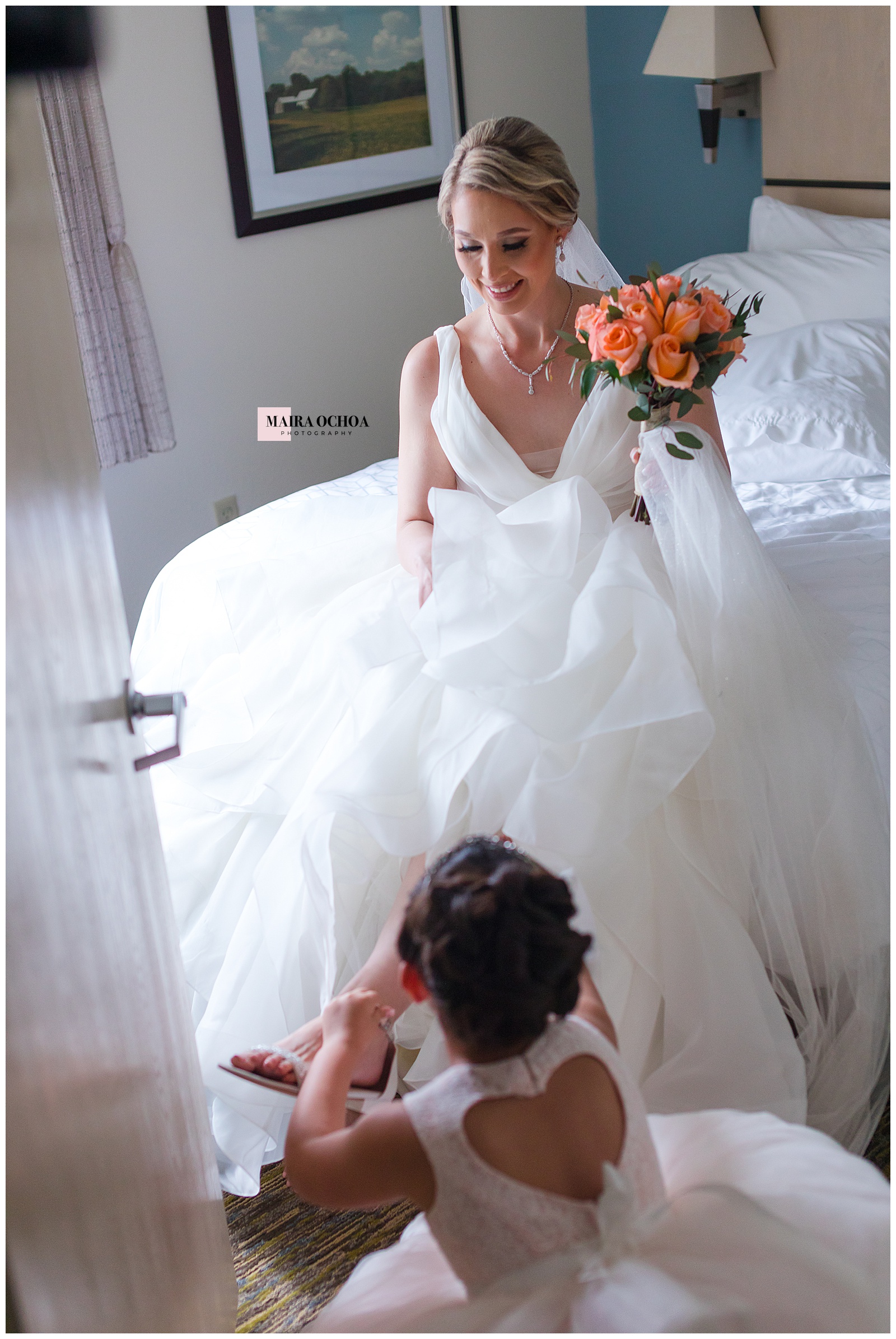 Sonesta Simply Suites Chicago Waukegan Bride and Daughter 