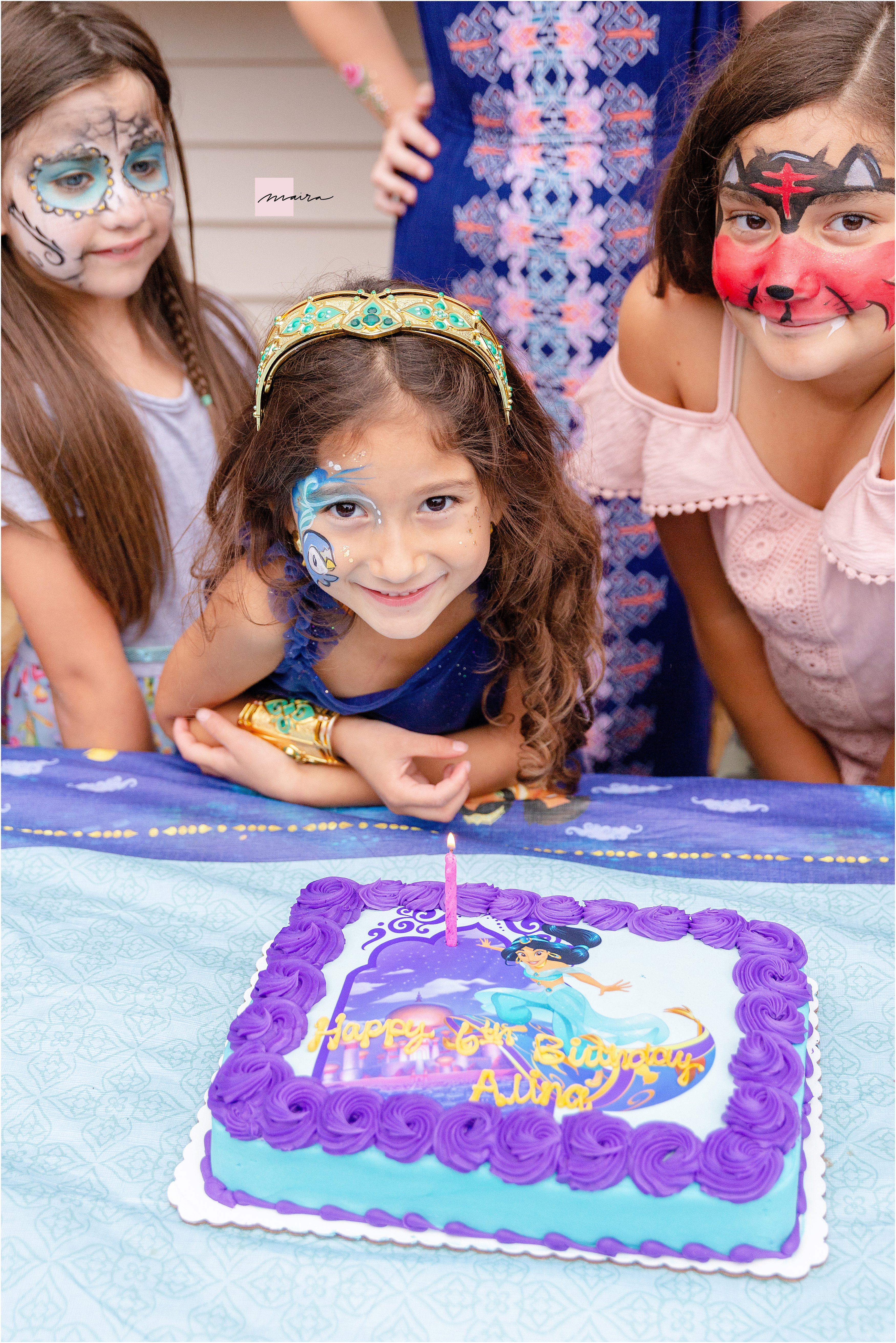 Girls, Daughters 6th Princess Jasmine Birthday party