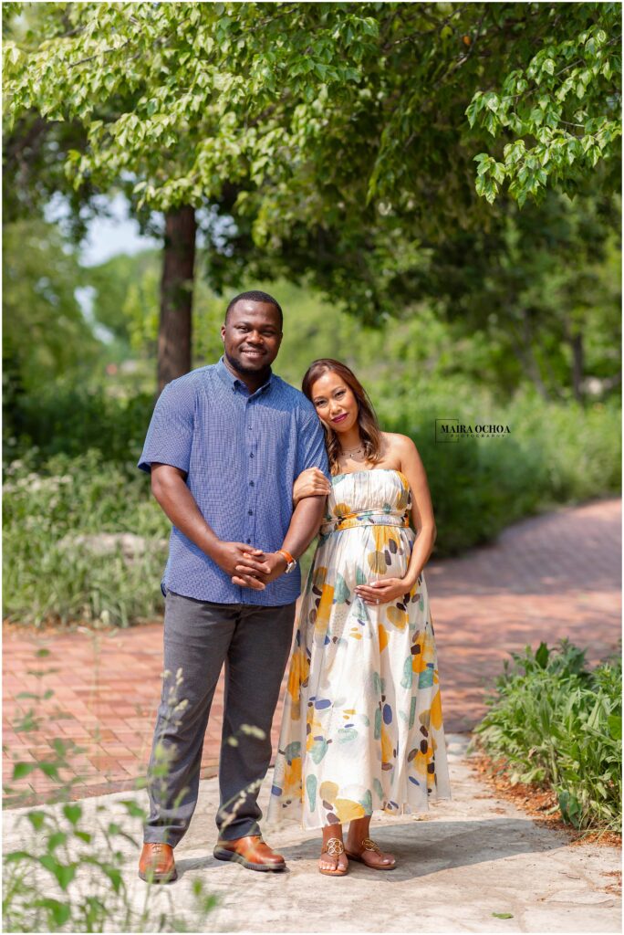 Maternity Photo Session in Independence Grove Forest Preserve, IL