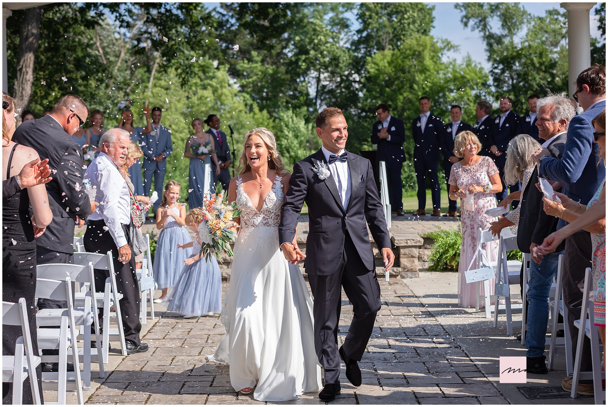 A heartfelt Lehmann Mansion wedding in Lake Villa, IL—capturing private vows, first looks, their pup, and timeless intimate moments as preferred wedding photographers.
